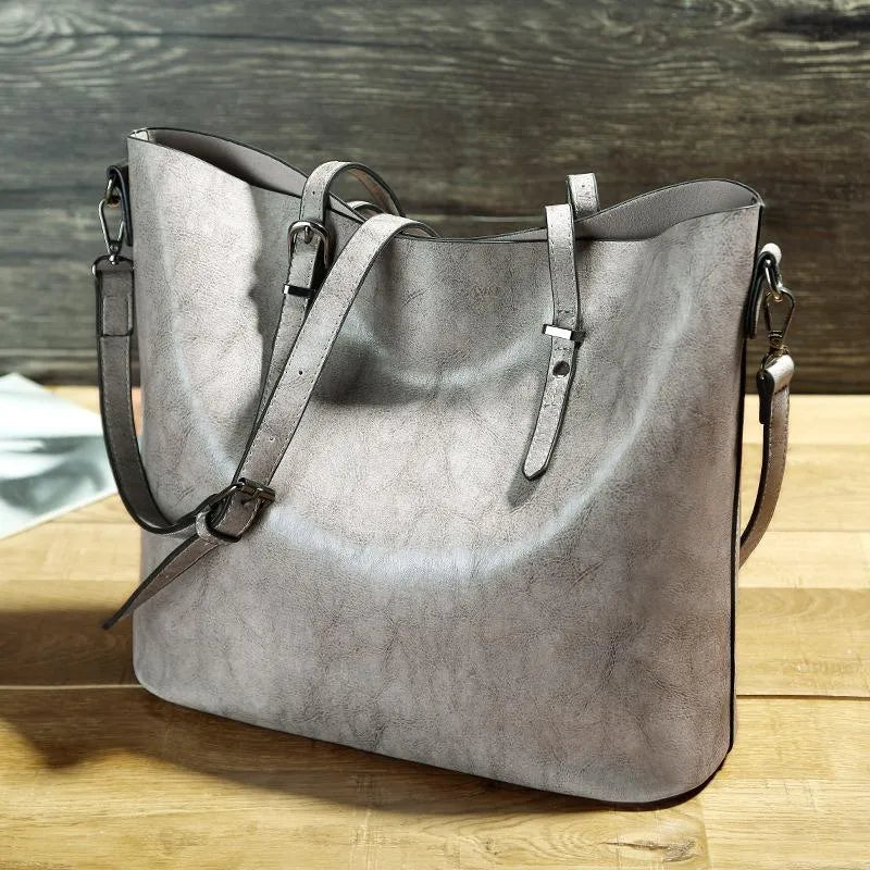 Sabine - Vintage Leder Umhängetasche