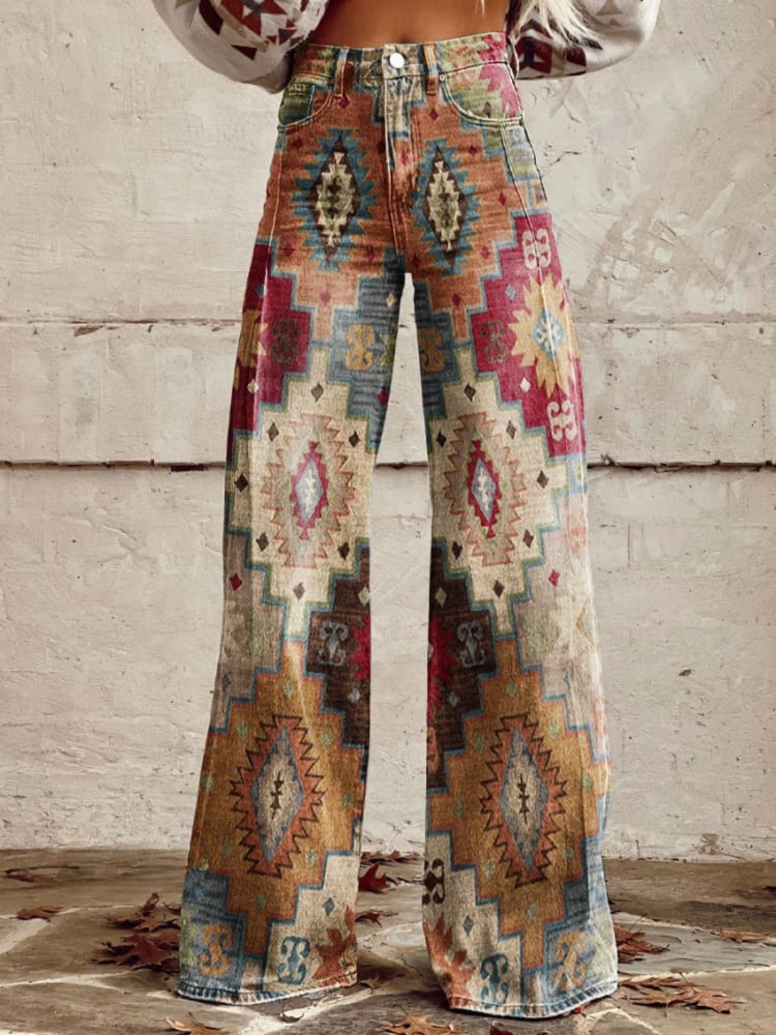 Sarah - Vintage Boho Weite Hose