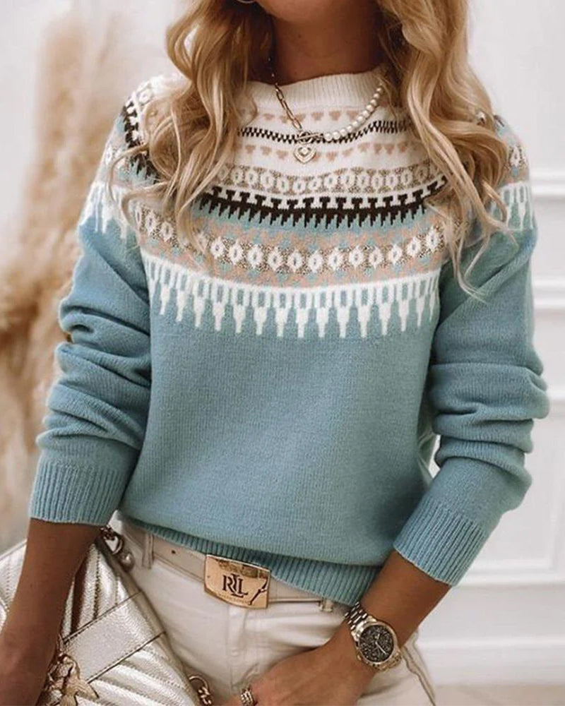 Estella - Schicker bedruckter Pullover