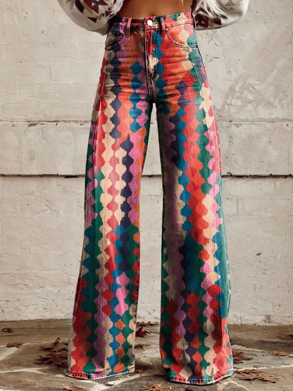 Kiara - Bohemian Retro Weite Hose