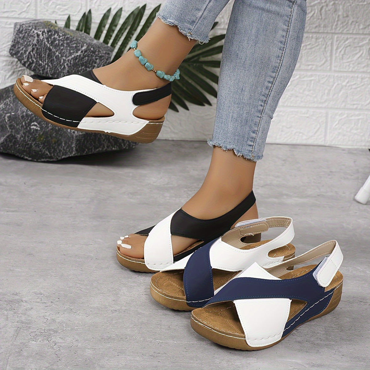 Anna - Orthopädische Wedge-Sandalen