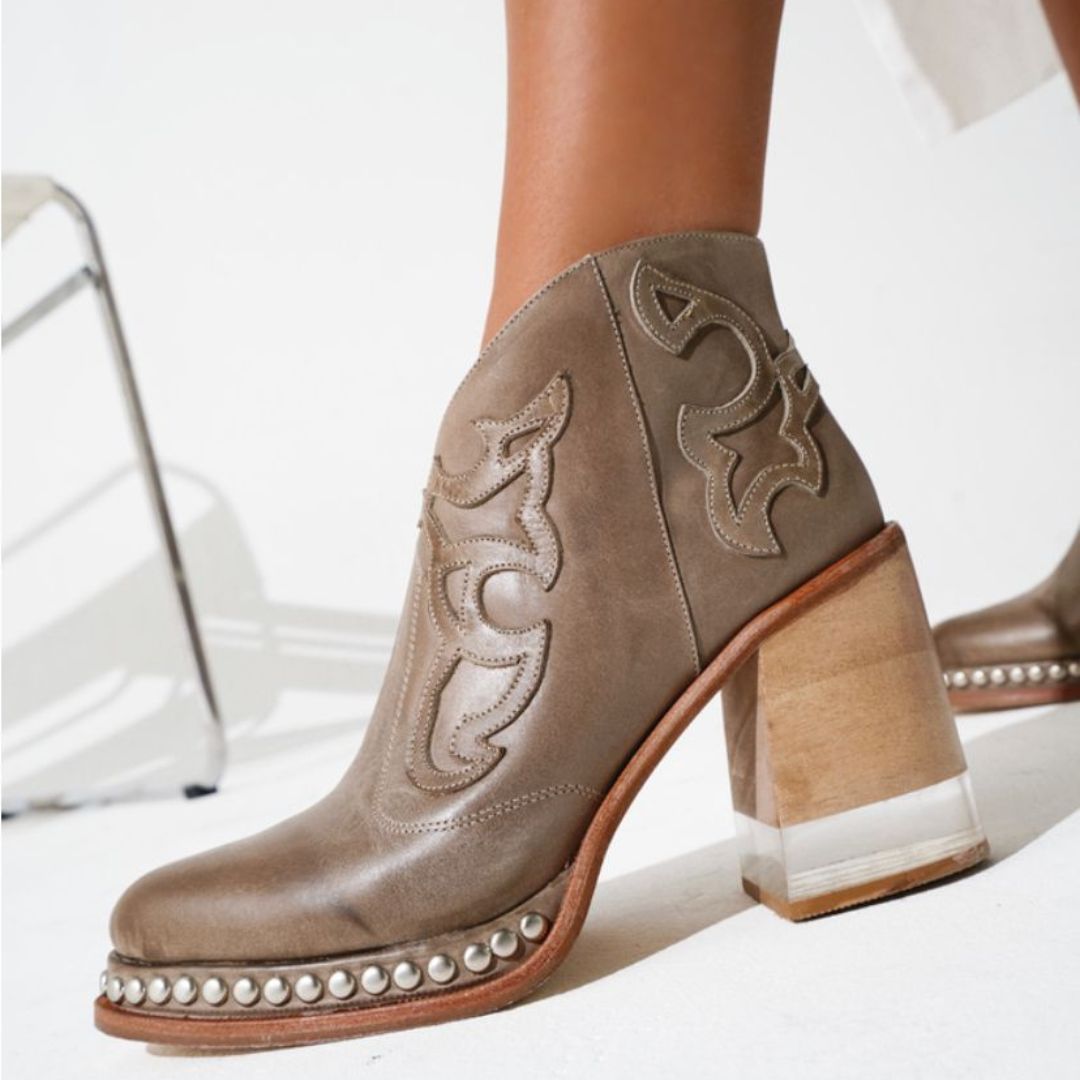Jade - Lässig Hochhackige Stiefel