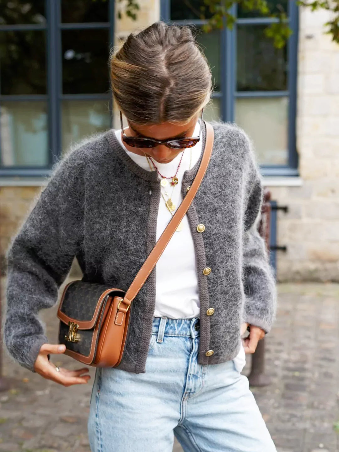 Roswitha - Modische Strickjacke