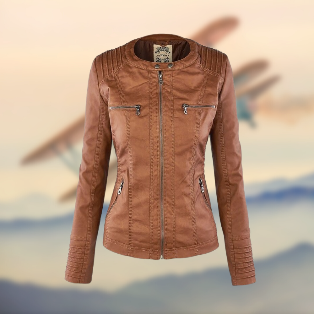 Aleena - Elegante Lederjacke
