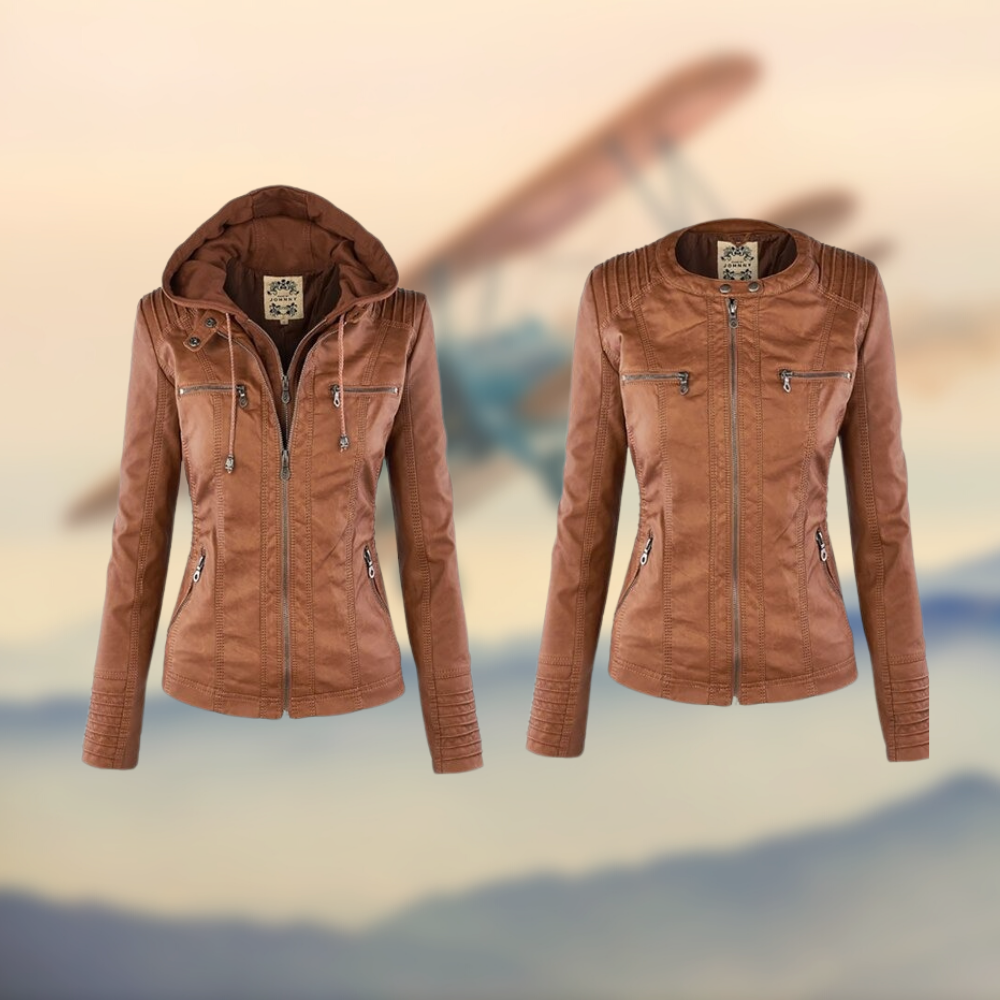 Aleena - Elegante Lederjacke