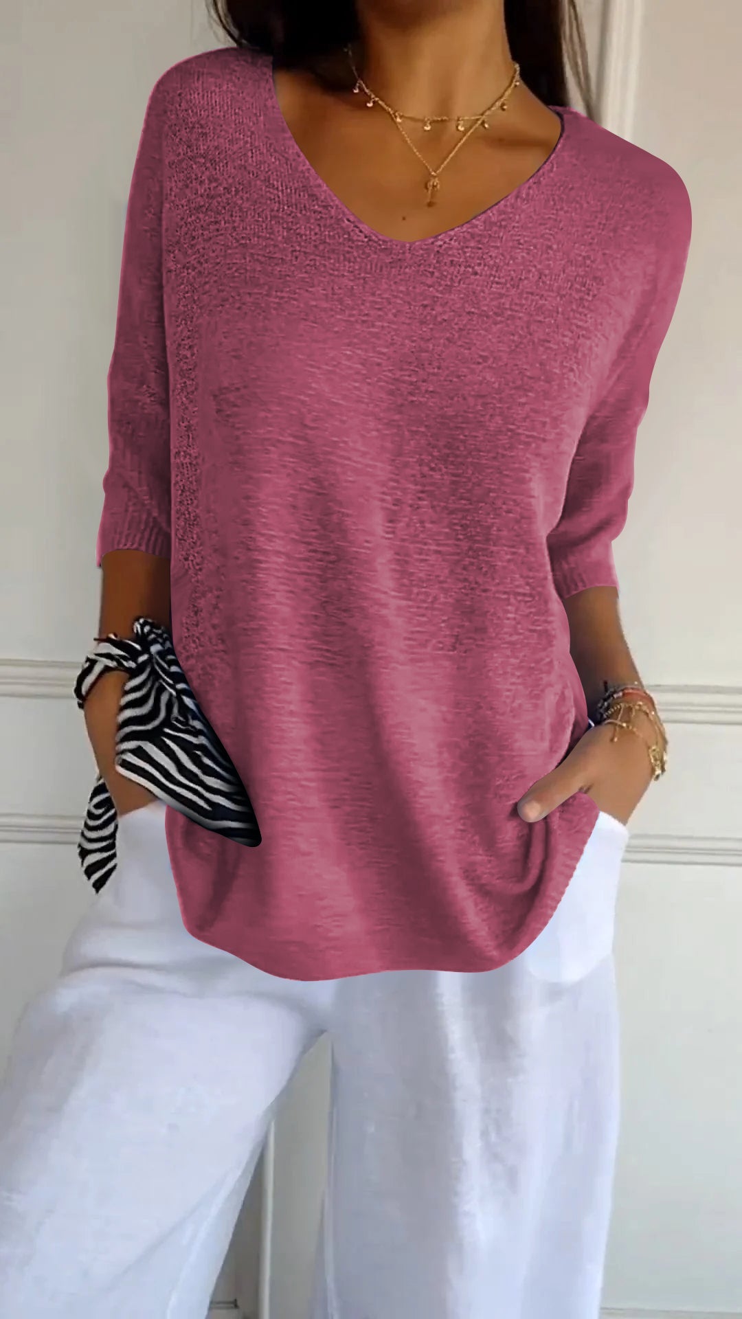 Ollie - Stylisches Oberteil mit V-Ausschnitt