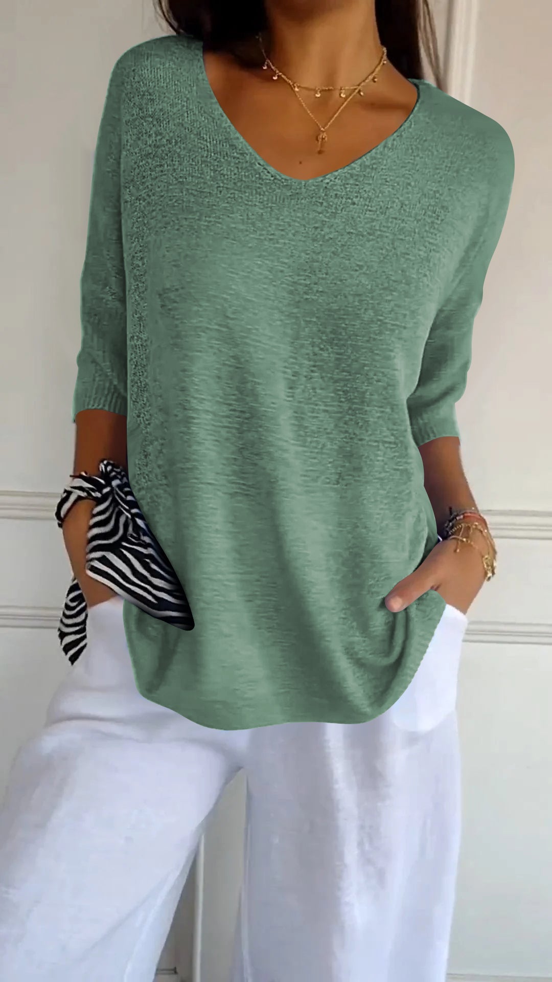 Ollie - Stylisches Oberteil mit V-Ausschnitt