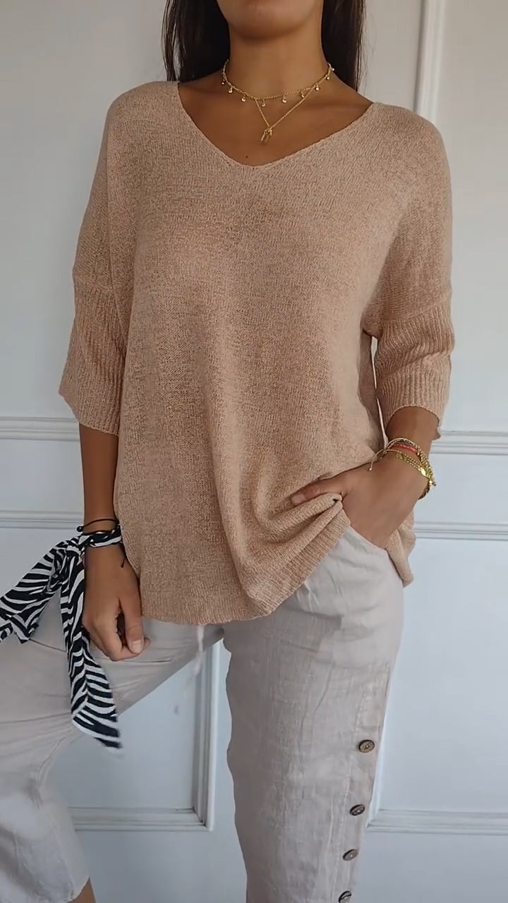 Ollie - Stylisches Oberteil mit V-Ausschnitt
