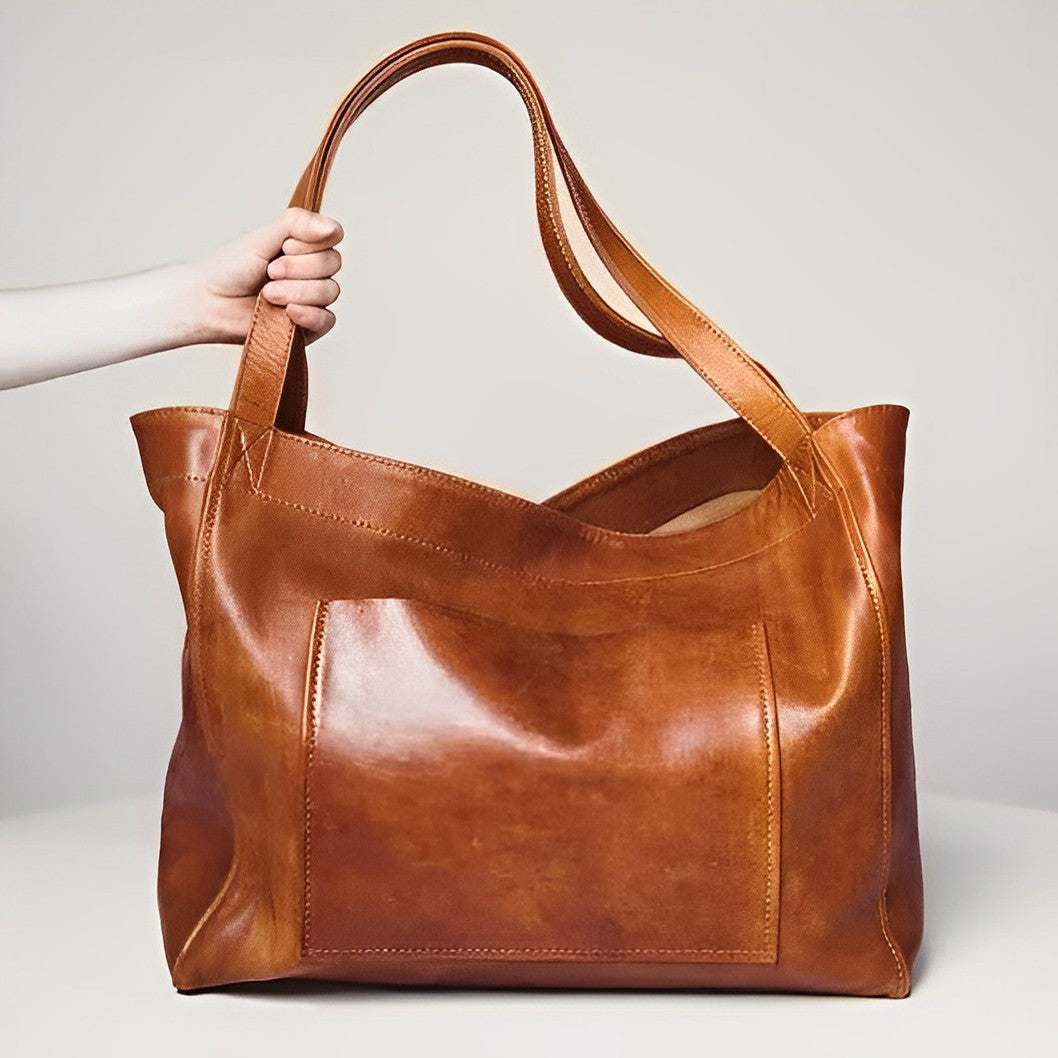 Claudia - Vintage Leder Umhängetasche