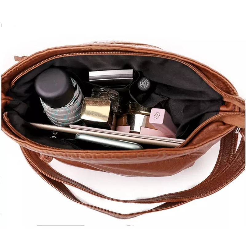 Camila - Klassische Lederhandtasche