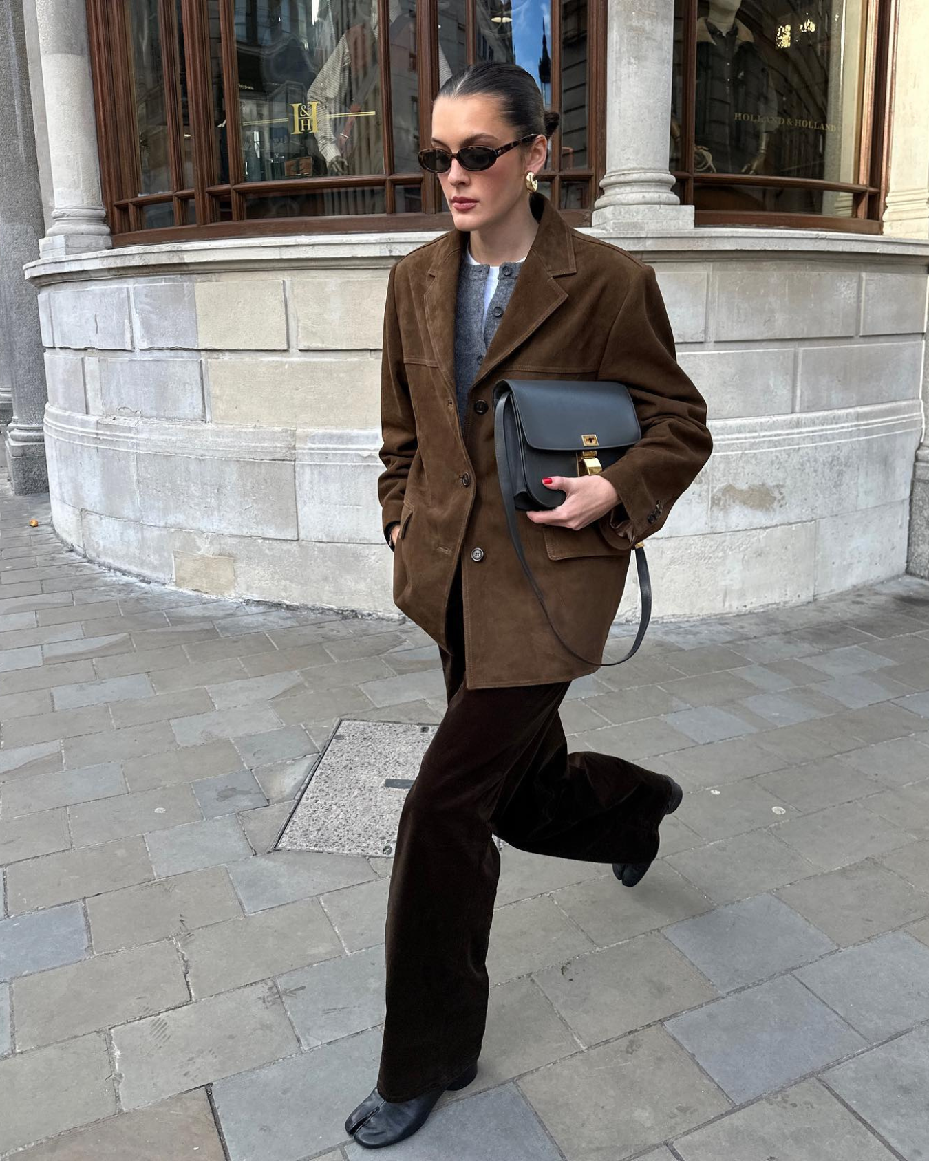 Monika - Klassischer Wildleder-Blazer