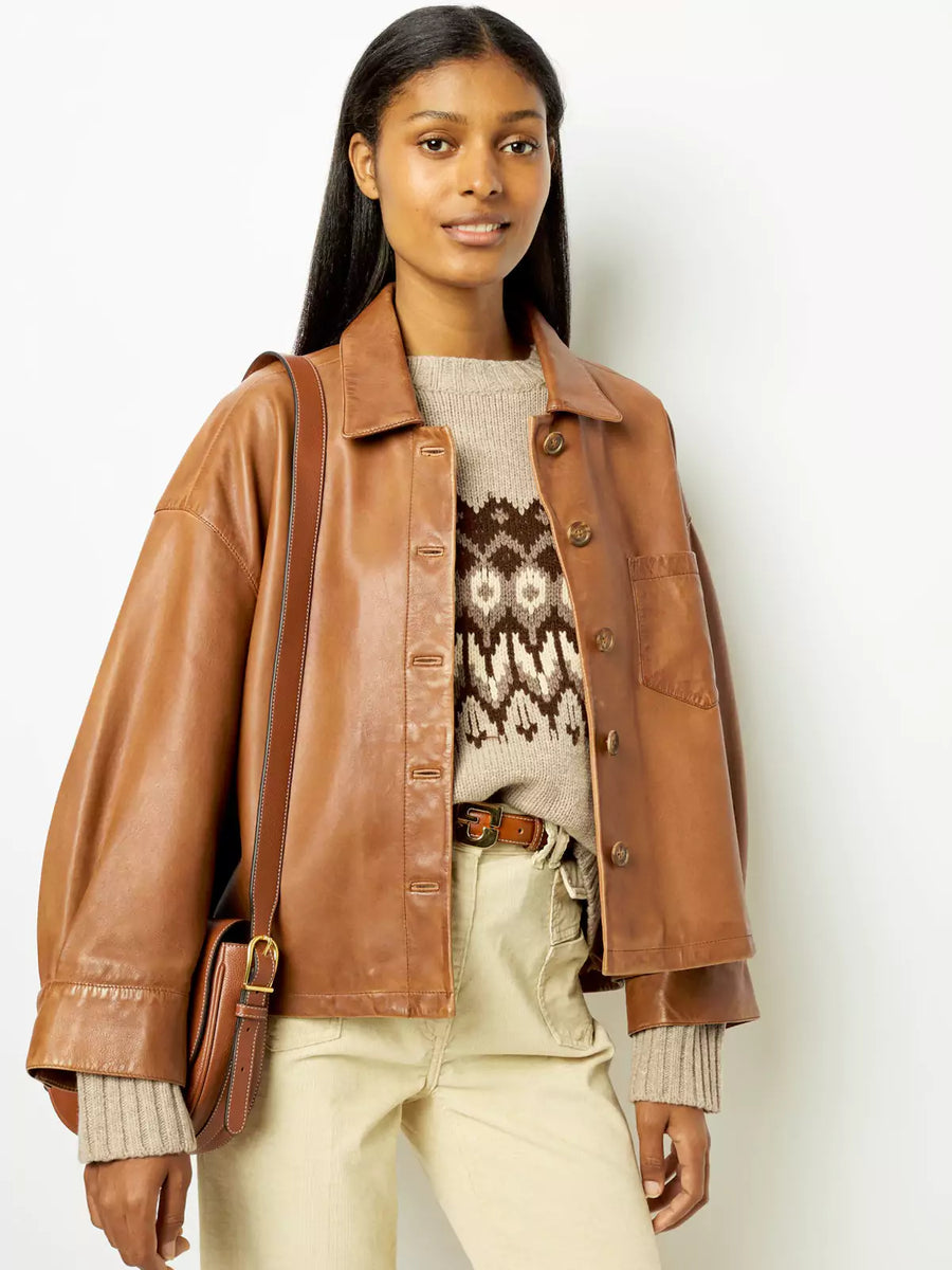 Malvie - Vintage Lederjacke