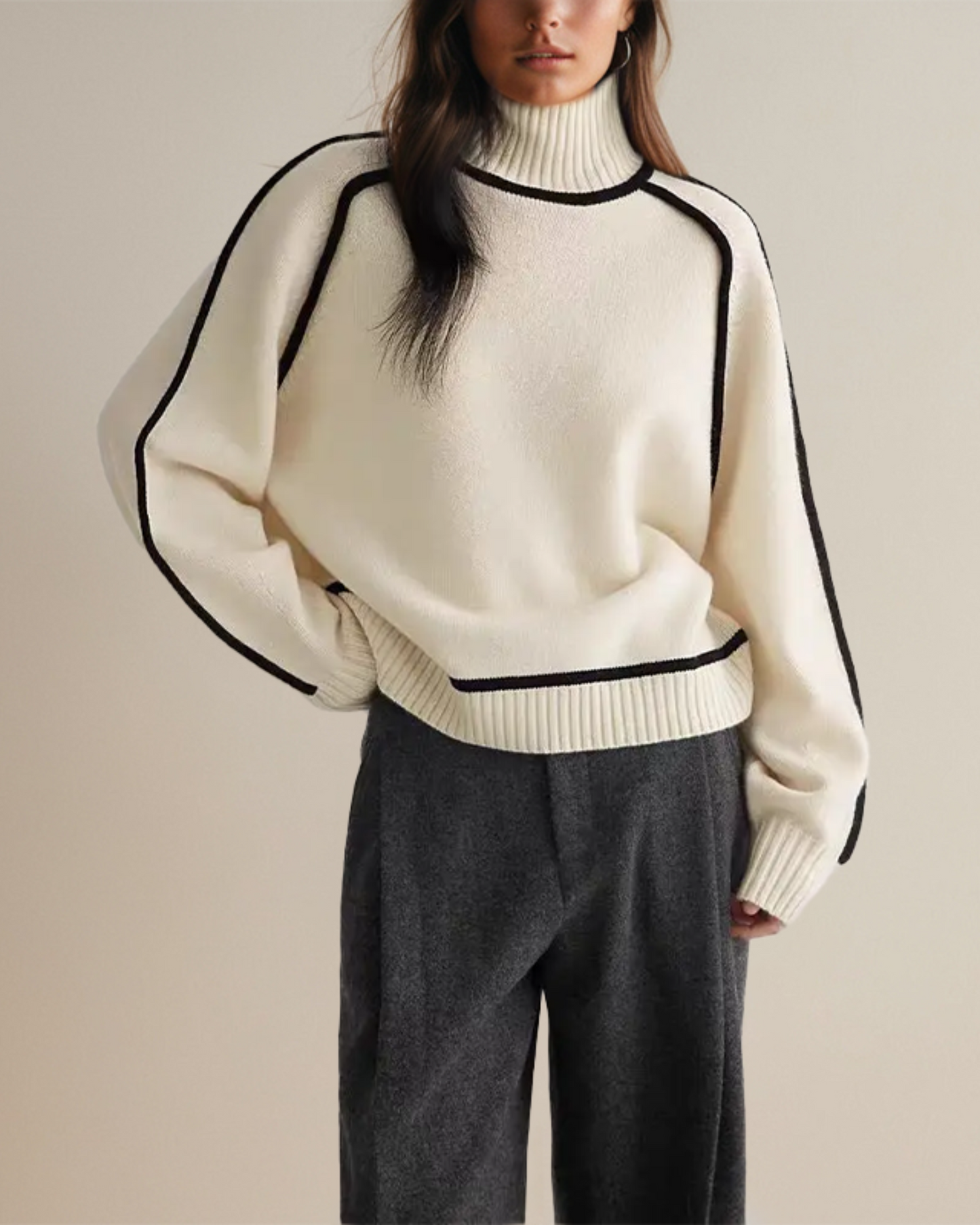 Anuschka - Modischer Rollkragen-Pullover