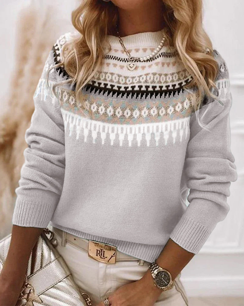Estella - Schicker bedruckter Pullover