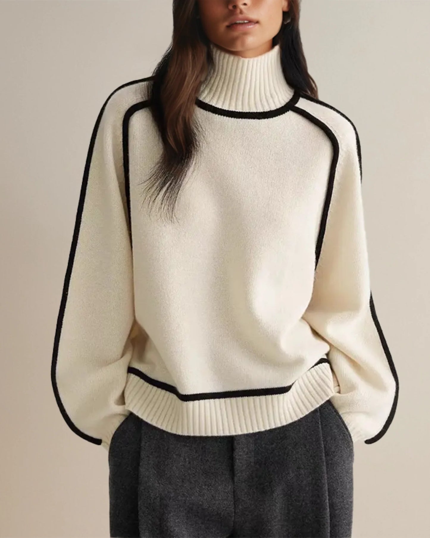 Anuschka - Modischer Rollkragen-Pullover