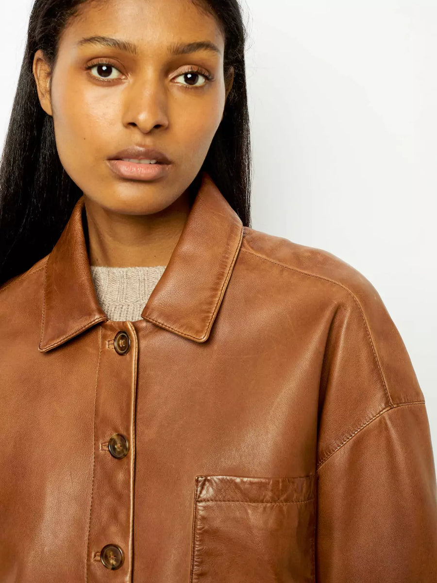 Malvie - Vintage Lederjacke