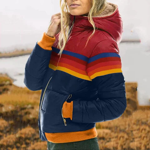 Gabi - Lebendige Puffer-Jacke