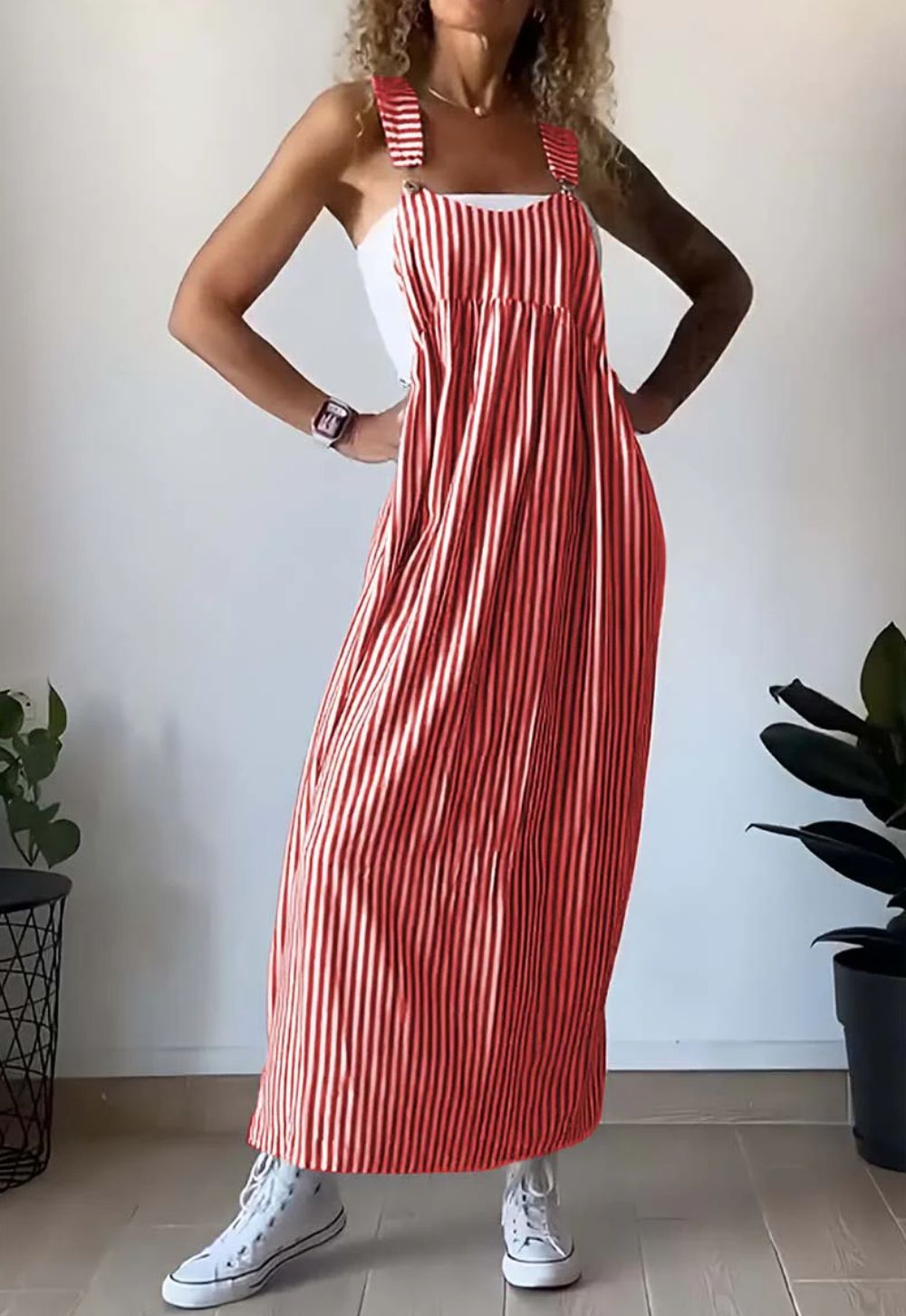 Mia - Gestreiftes Jumpsuit-Kleid