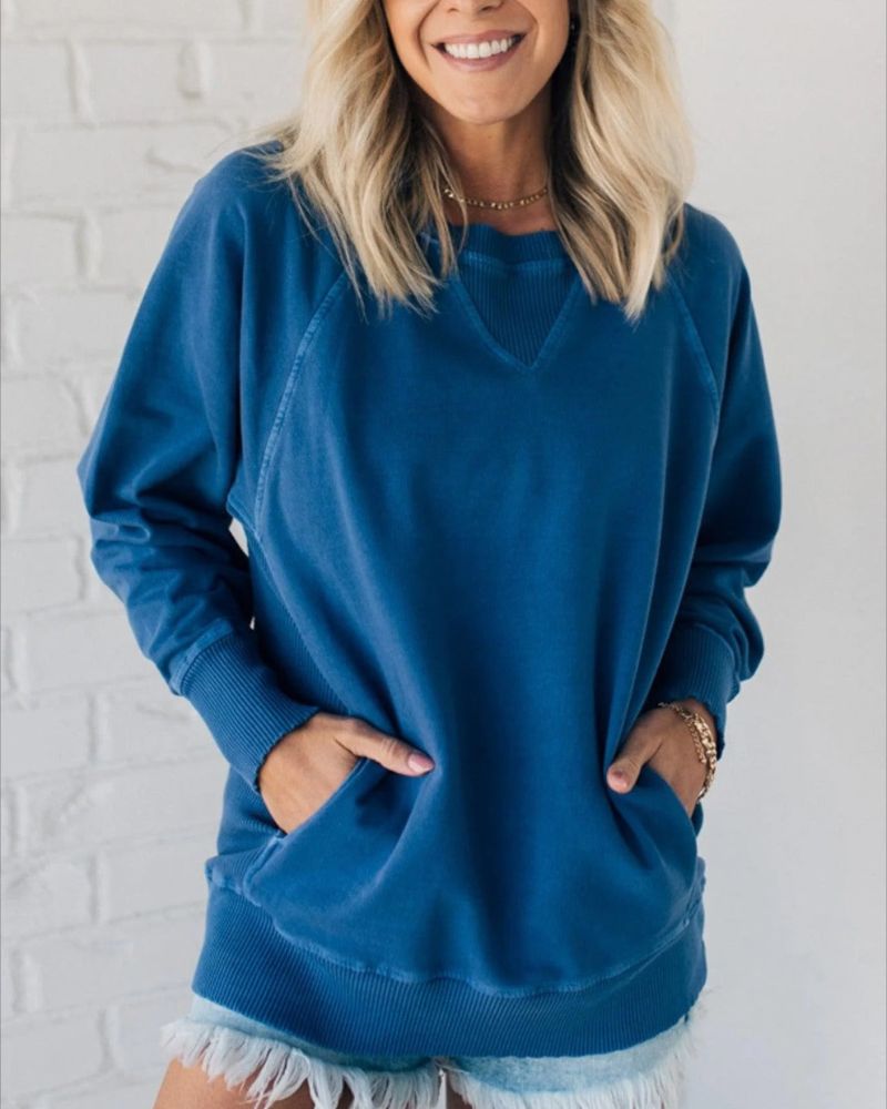 Constanze - Gemütlicher Pullover mit Taschen