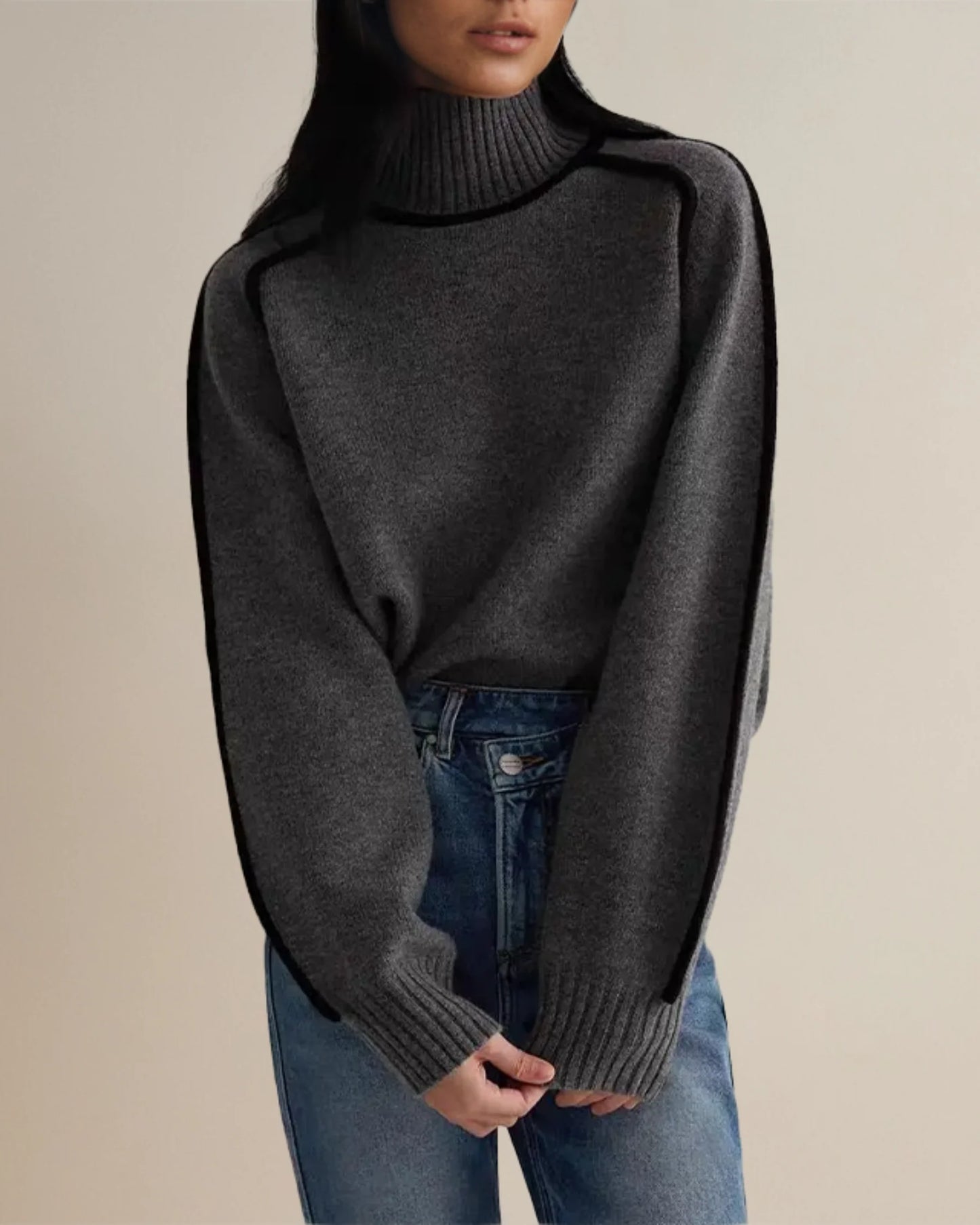 Anuschka - Modischer Rollkragen-Pullover