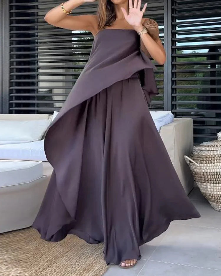 Heide - Elegantes Lagenkleid Set