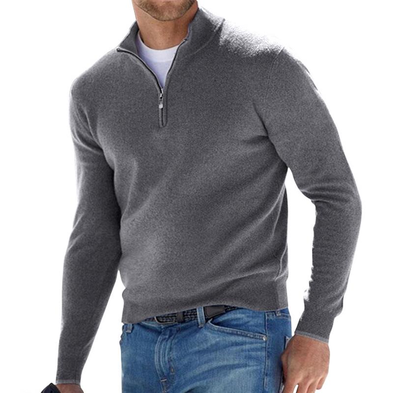 Matthias - Sweatshirt mit Viertel-Reißverschluss
