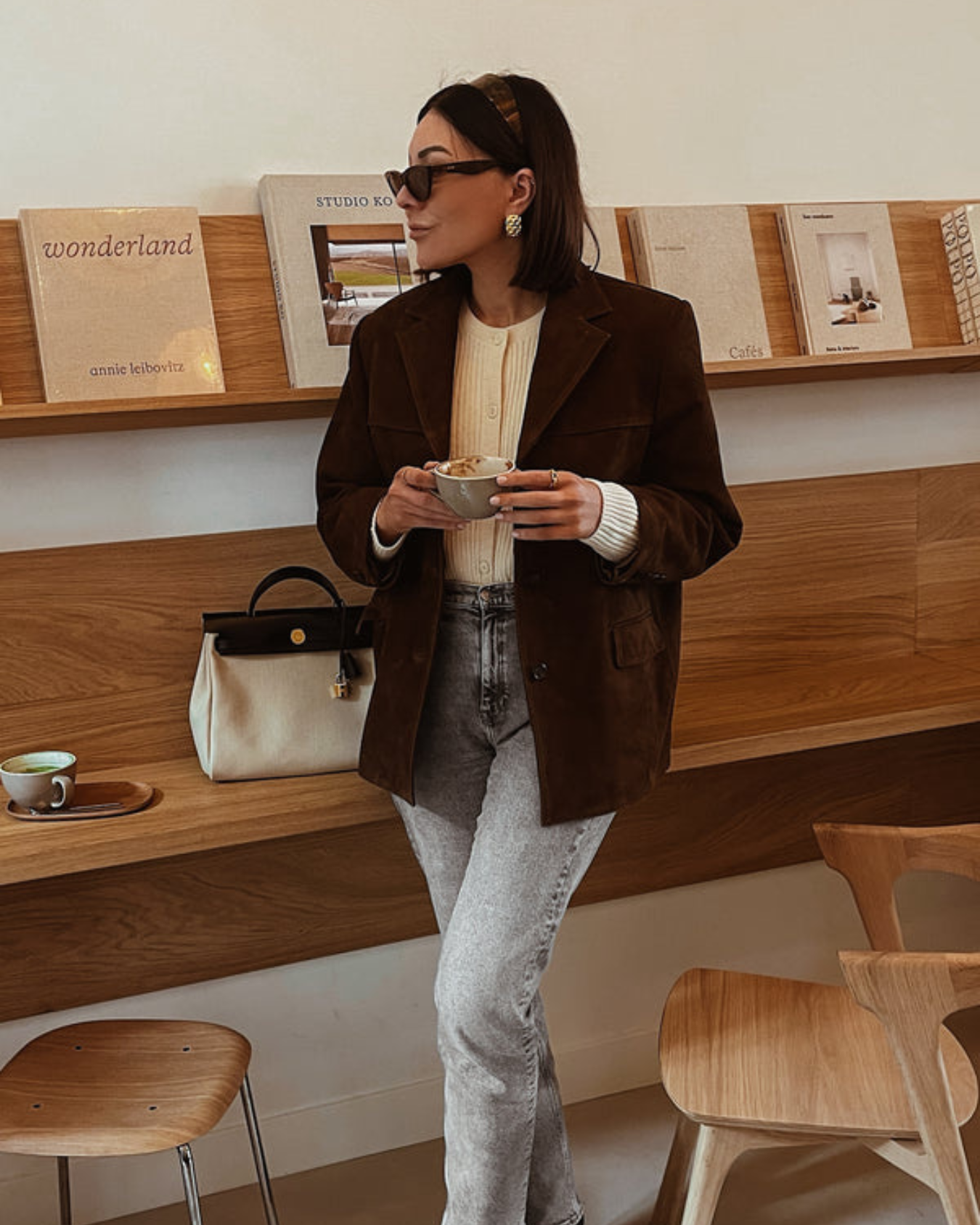 Monika - Klassischer Wildleder-Blazer