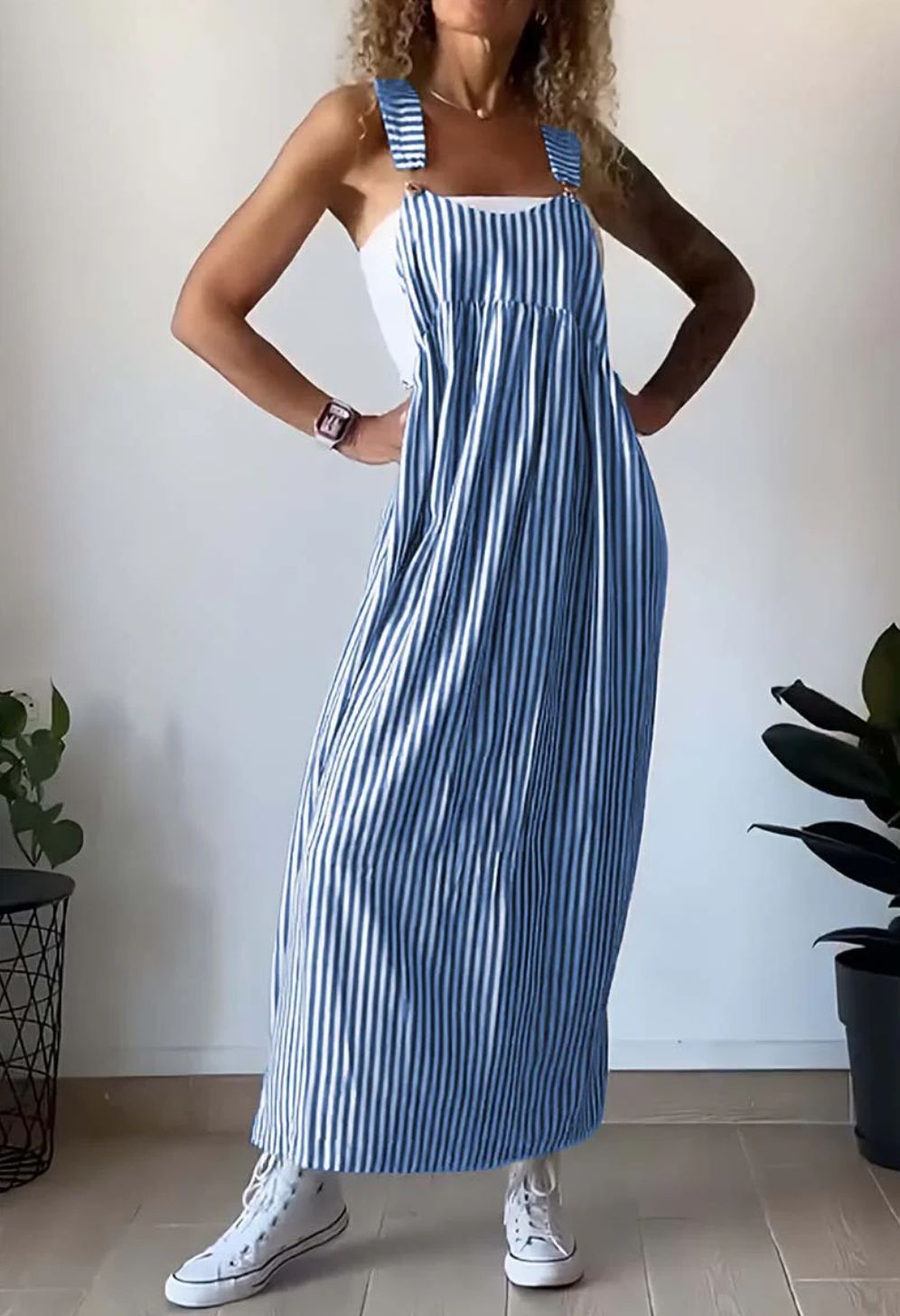 Mia - Gestreiftes Jumpsuit-Kleid