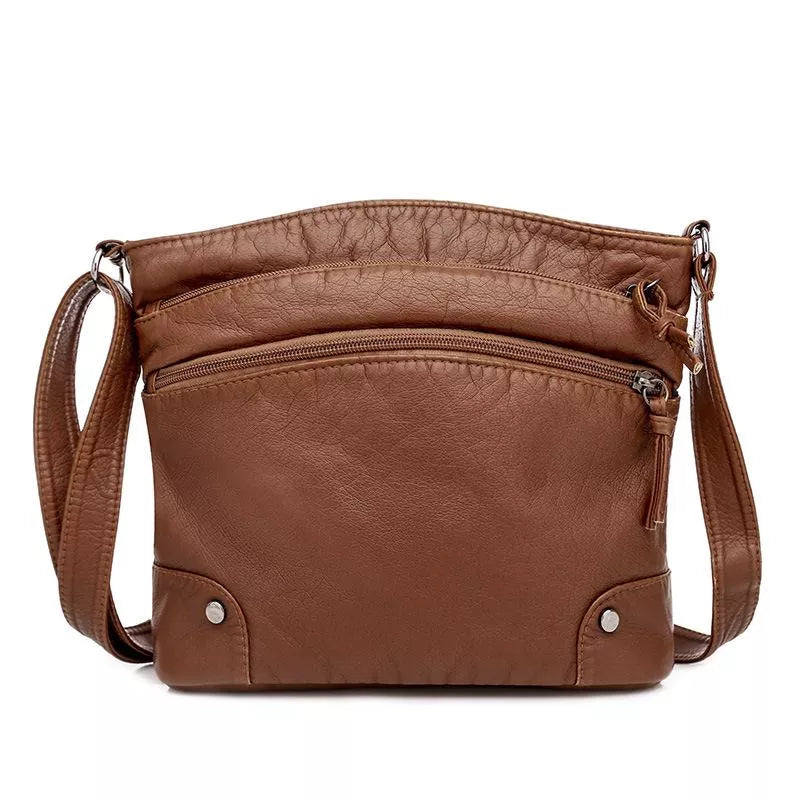 Camila - Klassische Lederhandtasche