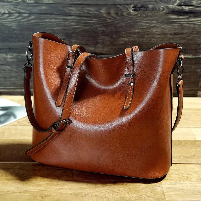 Sabine - Vintage Leder Umhängetasche