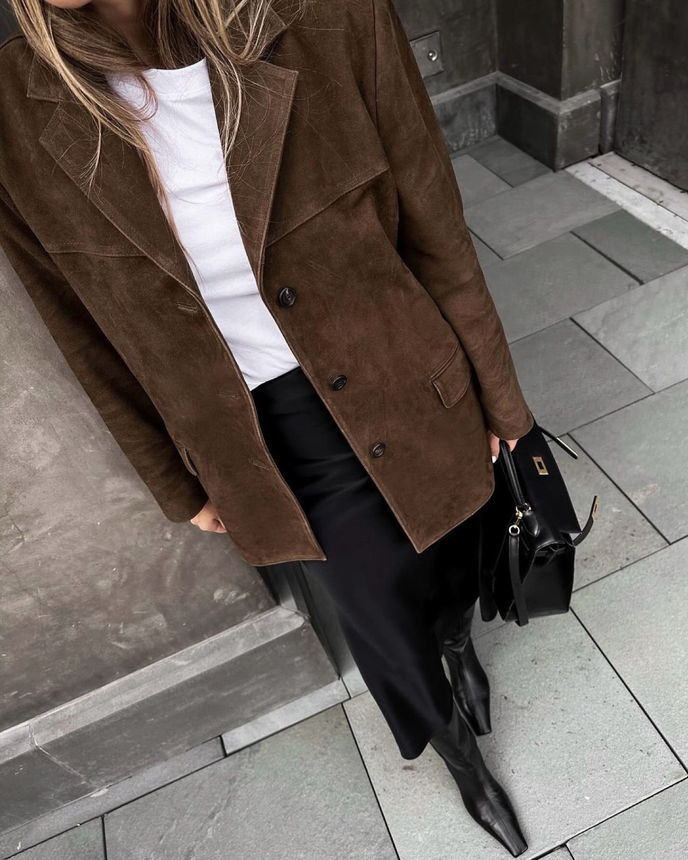 Monika - Klassischer Wildleder-Blazer