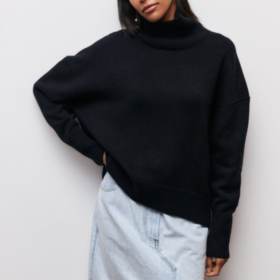 Millicent - Trendiger Rollkragen-Pullover
