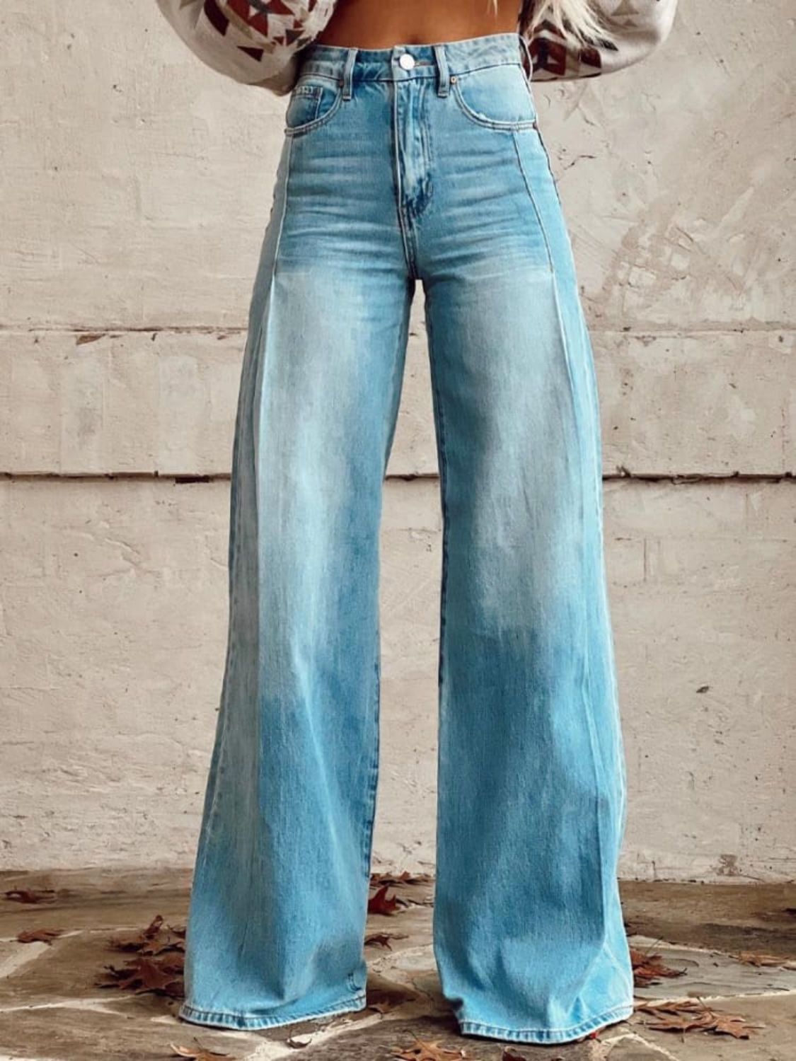 Clarissa - Klassische Retro Weite Hose