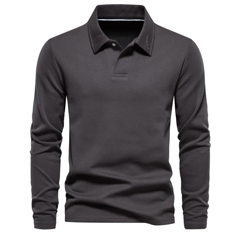 Charles - Klassisches Langärmeliges Polo