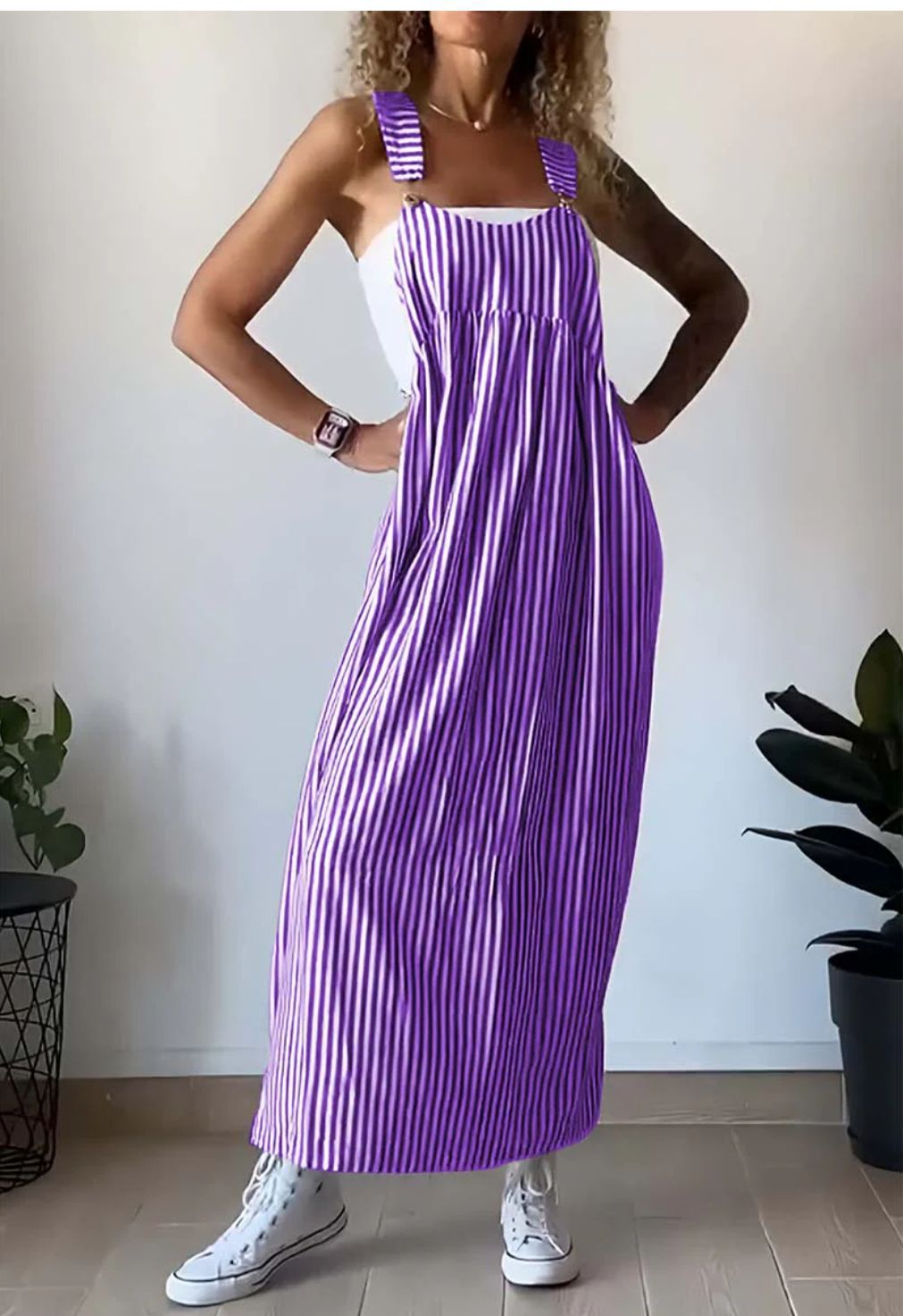 Mia - Gestreiftes Jumpsuit-Kleid
