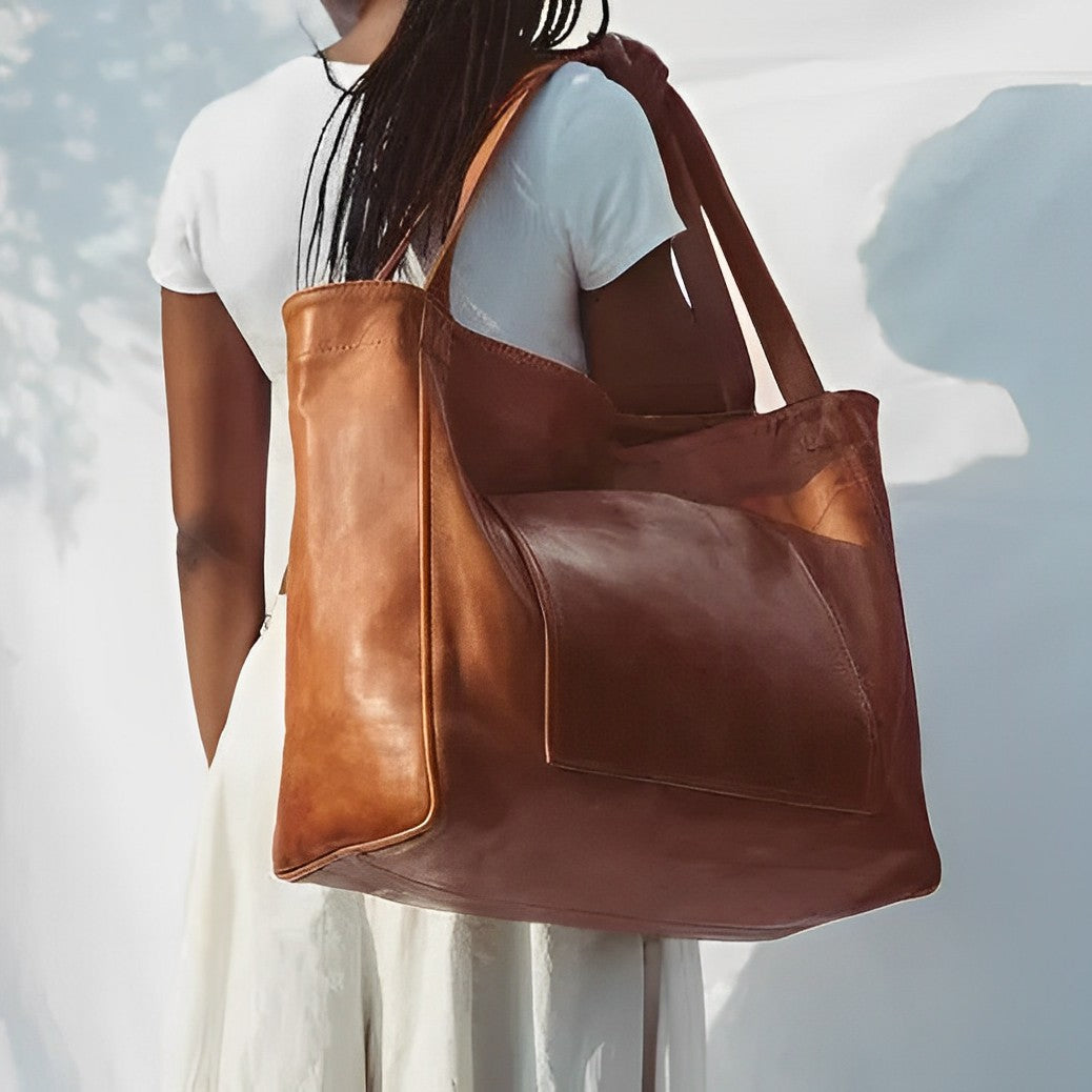 Claudia - Vintage Leder Umhängetasche