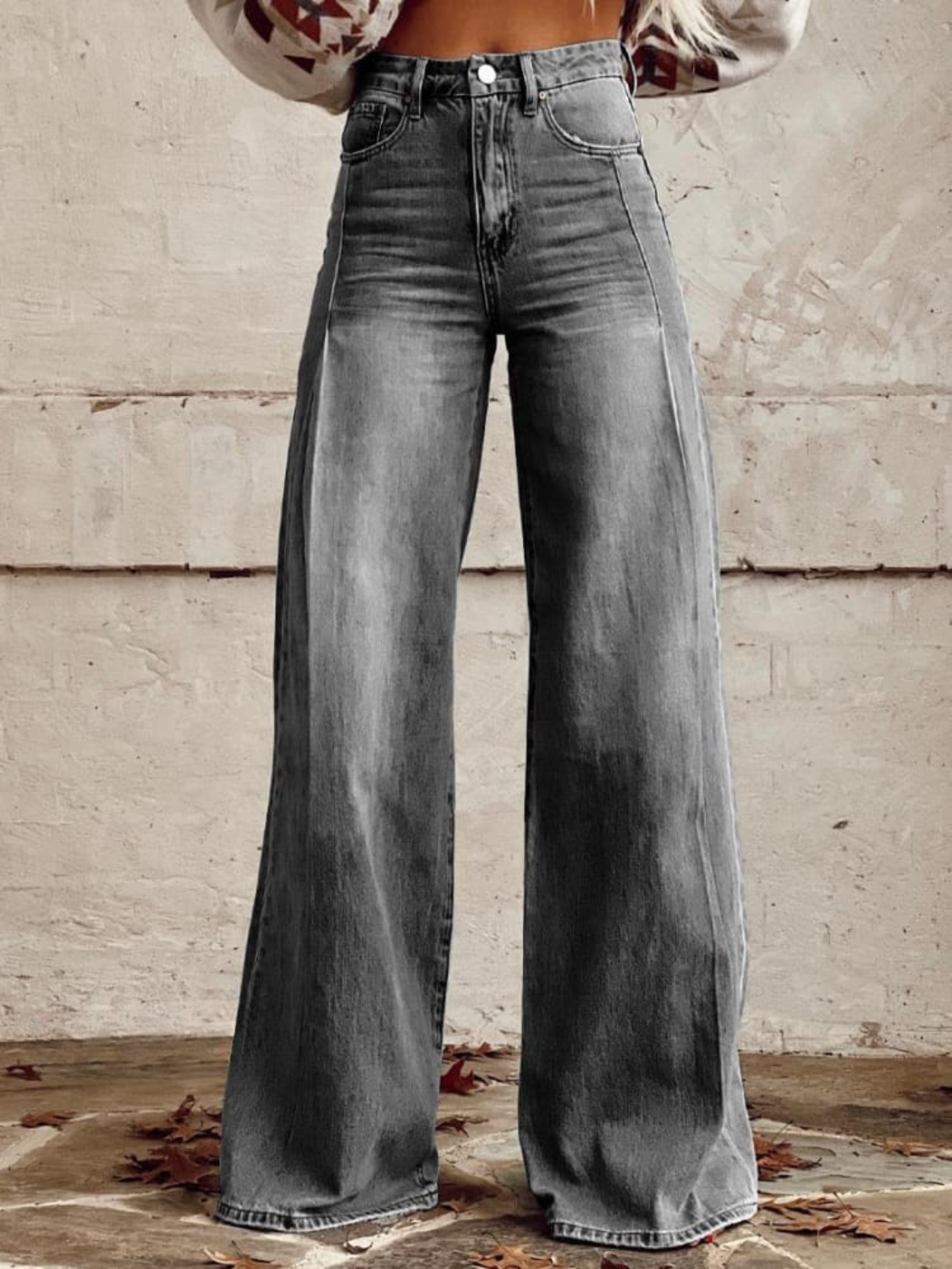 Clarissa - Klassische Retro Weite Hose