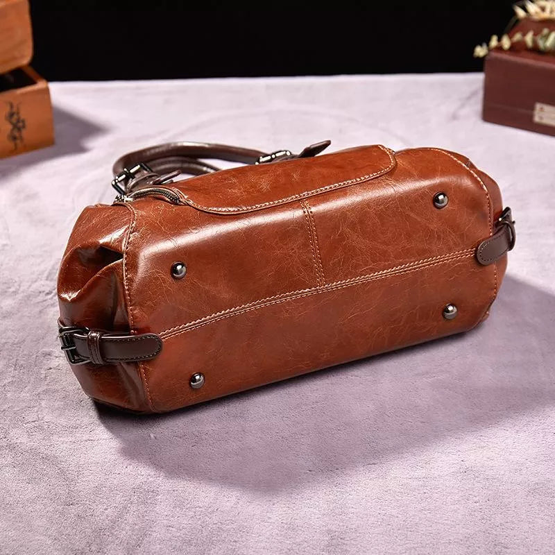 Petra - Vintage Lederhandtasche