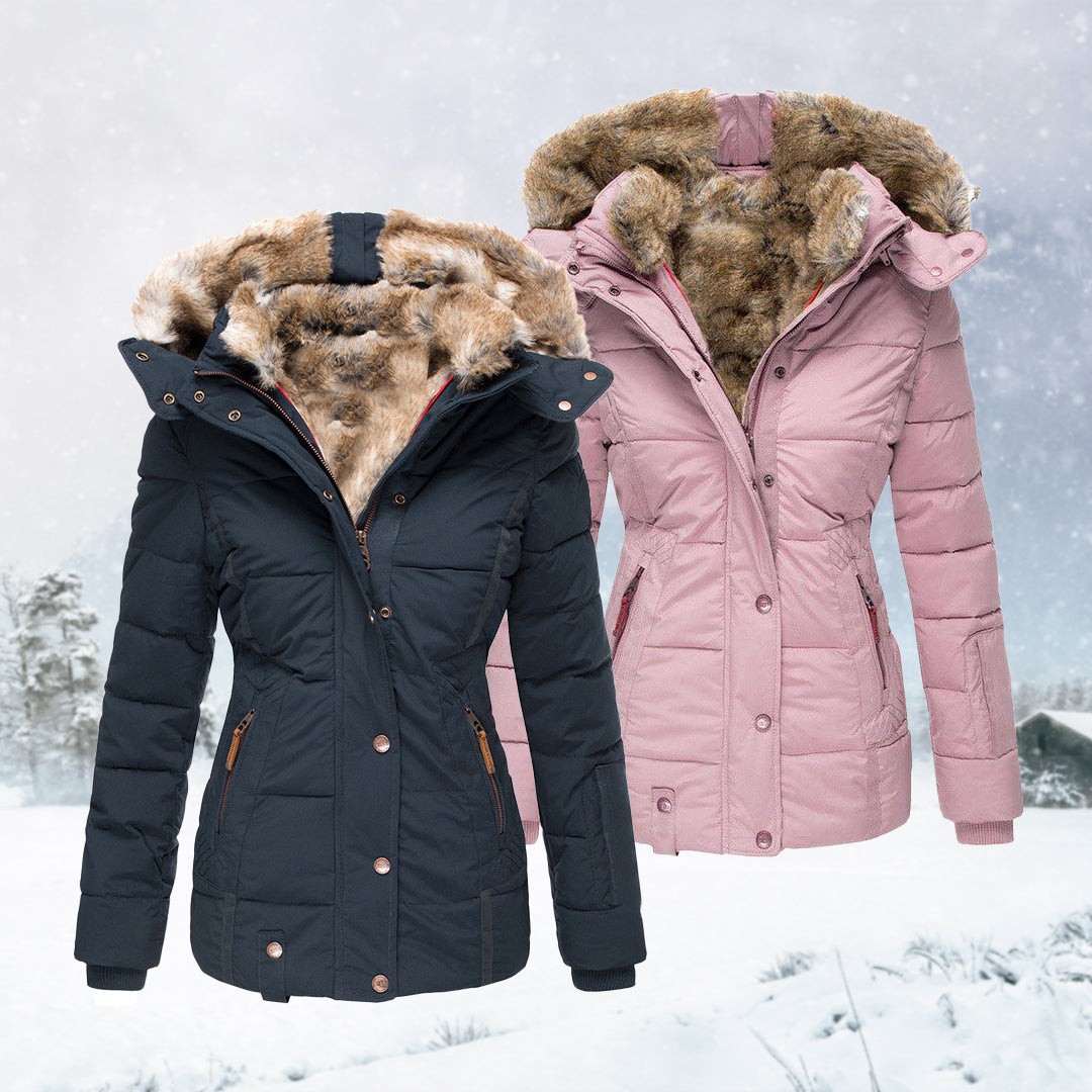 Alani - Elegante Pelzgefütterte Jacke