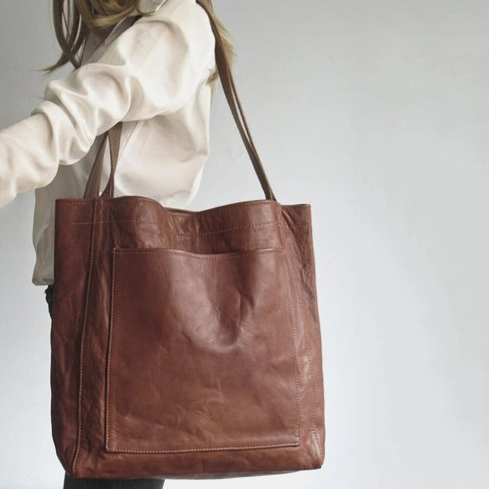 Katinka - Klassische Leder Handtasche