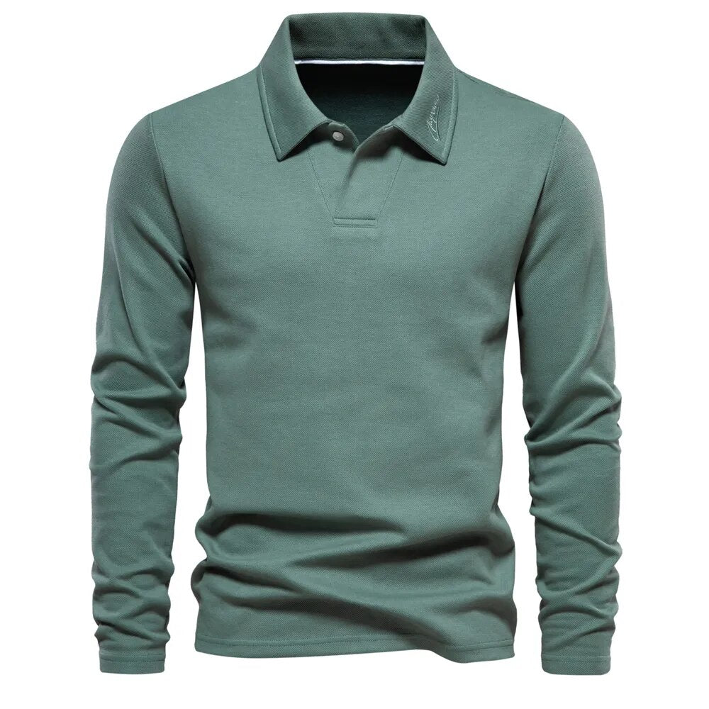 Charles - Klassisches Langärmeliges Polo