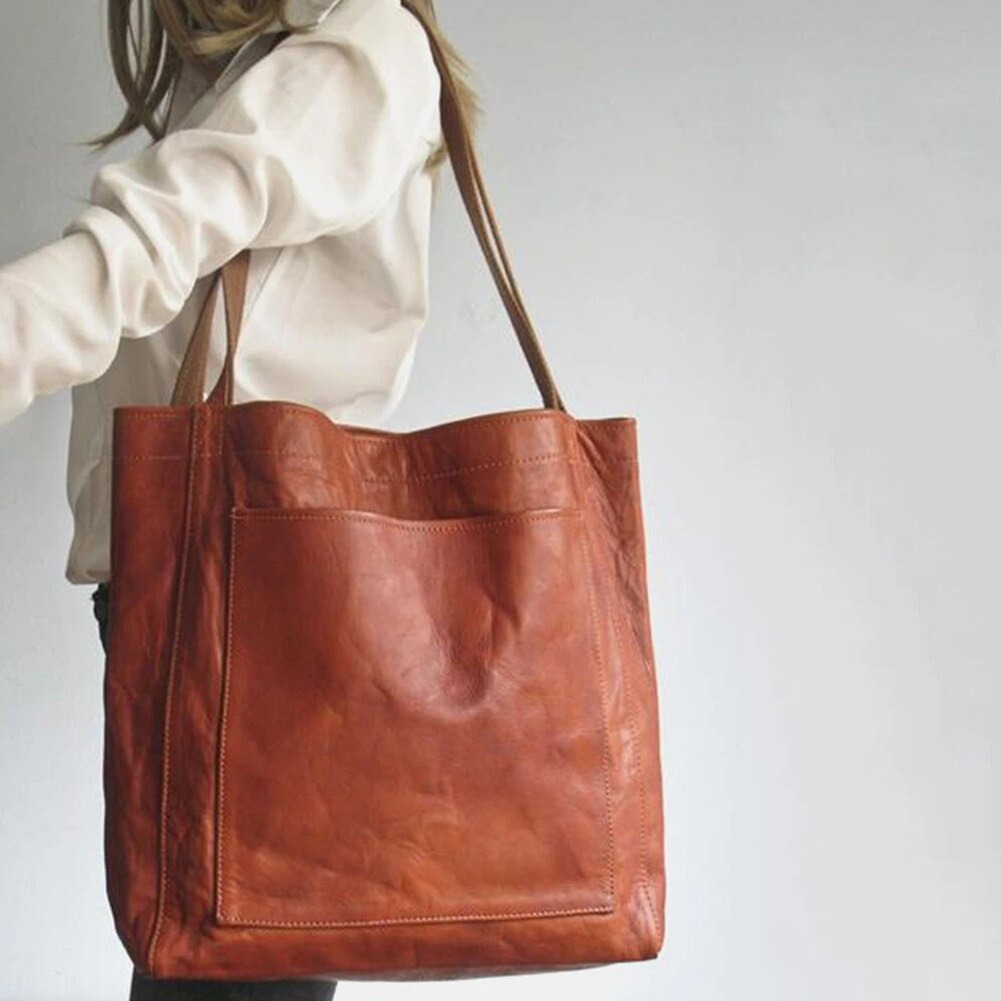 Katinka - Klassische Leder Handtasche