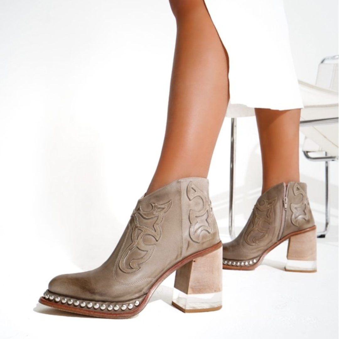 Jade - Lässig Hochhackige Stiefel