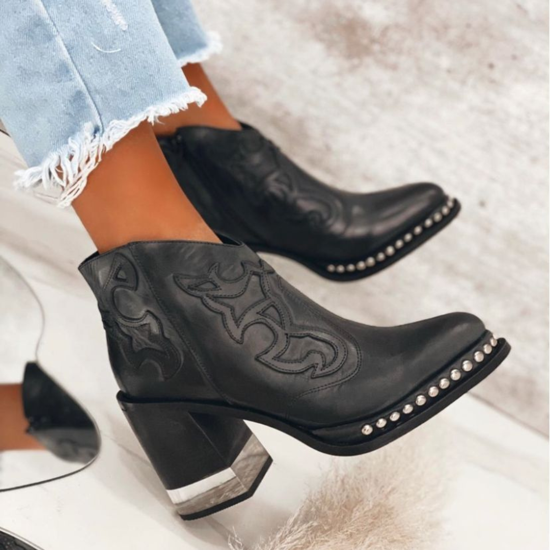 Jade - Lässig Hochhackige Stiefel