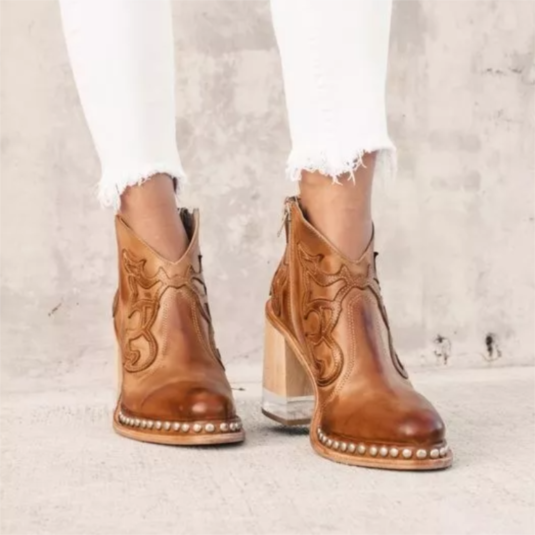 Jade - Lässig Hochhackige Stiefel