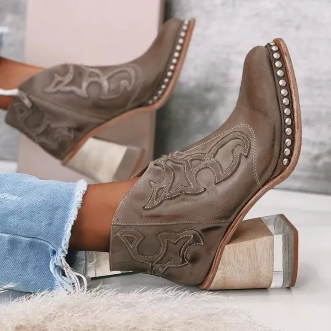 Jade - Lässig Hochhackige Stiefel