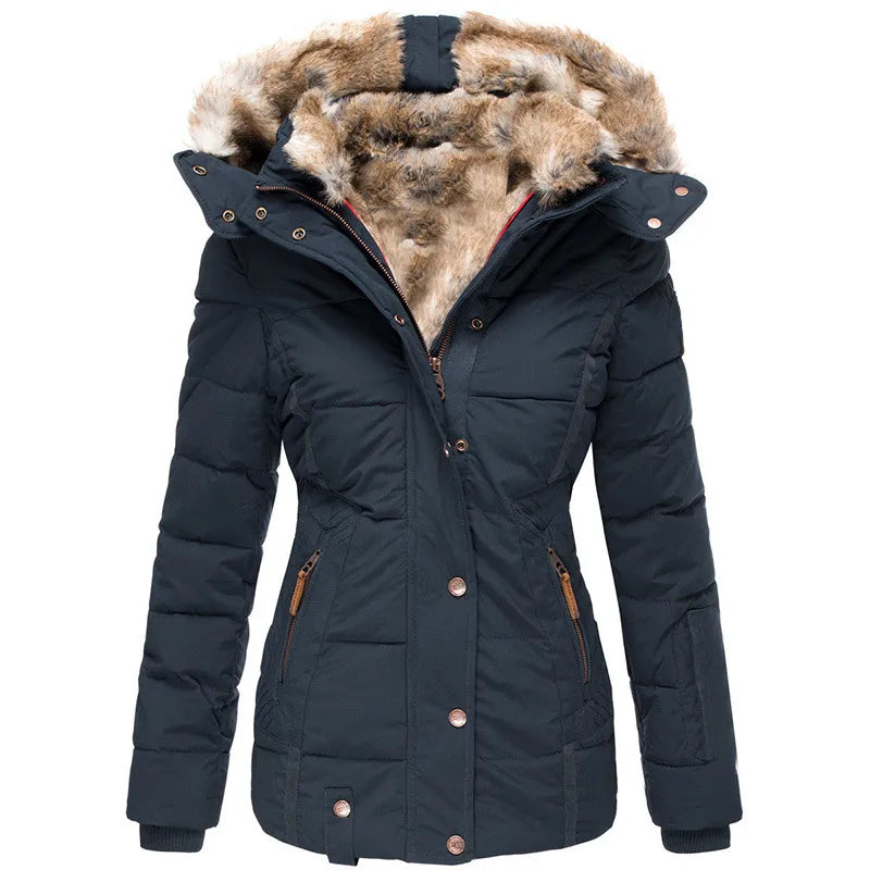 Alani - Elegante Pelzgefütterte Jacke