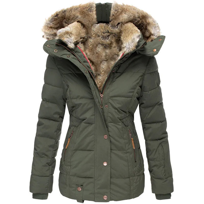 Alani - Elegante Pelzgefütterte Jacke