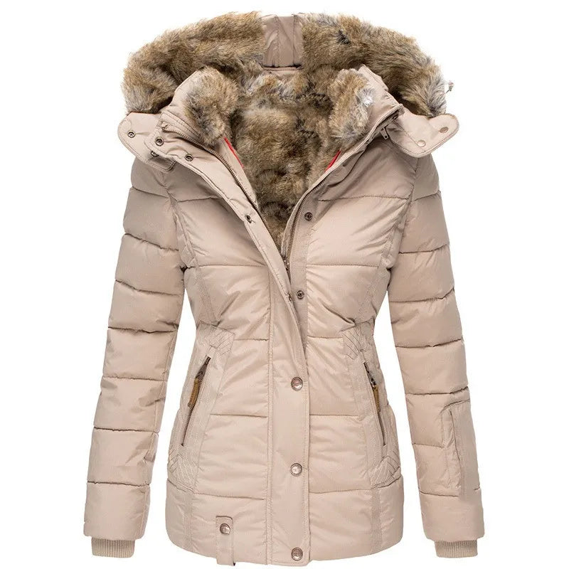 Alani - Elegante Pelzgefütterte Jacke