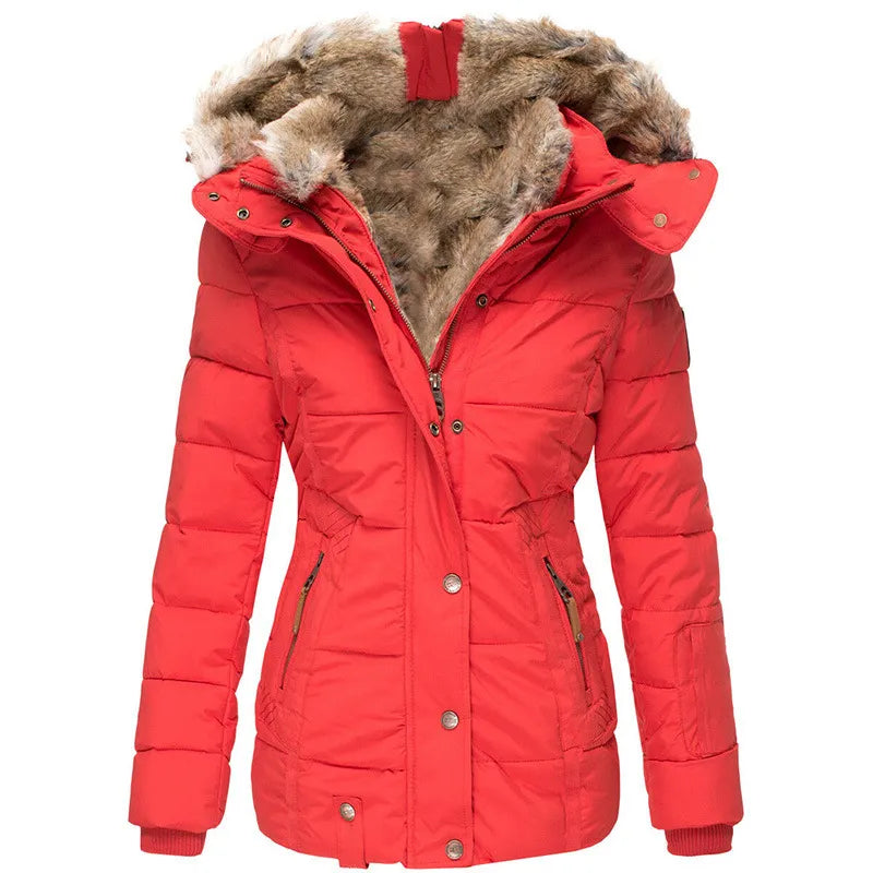 Alani - Elegante Pelzgefütterte Jacke